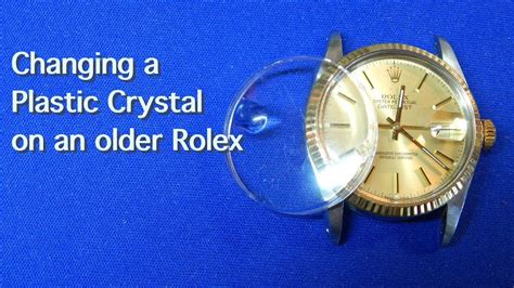 rolex watch crystal replacement.